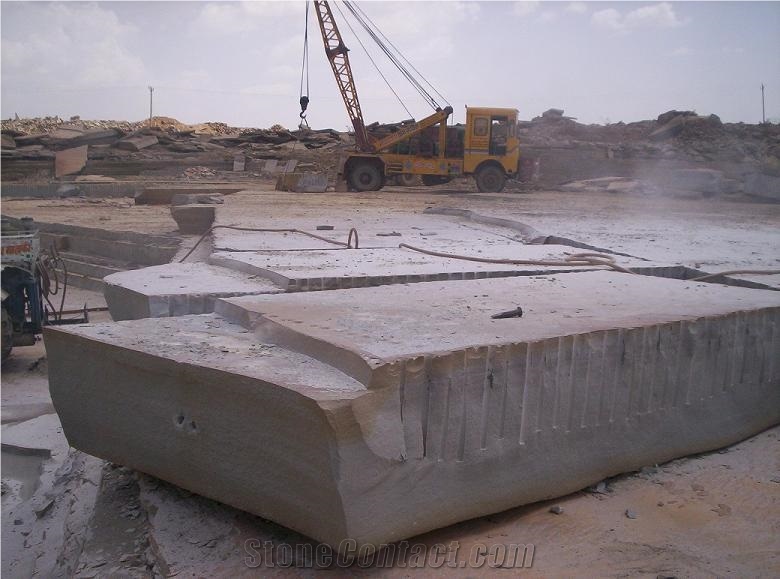 Kandla Grey Sandstone Block, Candla Grey Quarzite