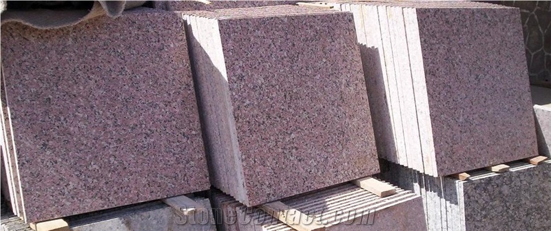 Rosy Pink Granite Tiles, Rajasthan Pink Granite Ti