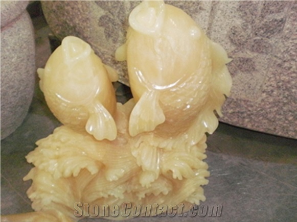 Artifacts, Handcrafts, Honey Yellow Onyx Handcrafts