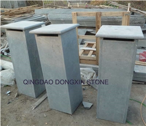 Blue Stone Mailbox