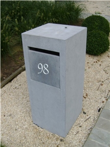 Bluestone Mailbox, Grey Blue Stone Mailbox