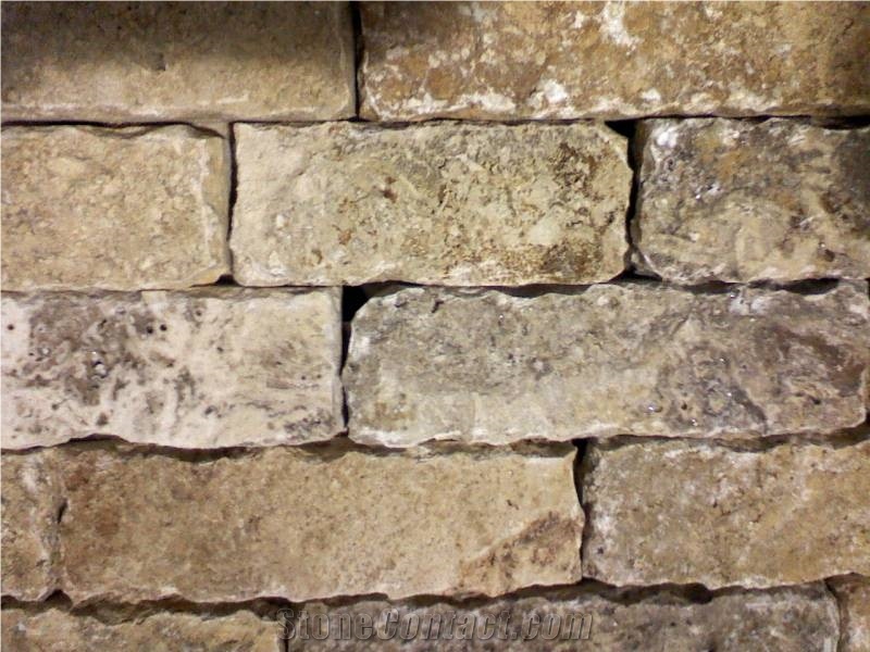 Yellow Travertine Bricks