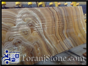 Naghadeh Honey Onyx Slabs, Iran Yellow Onyx