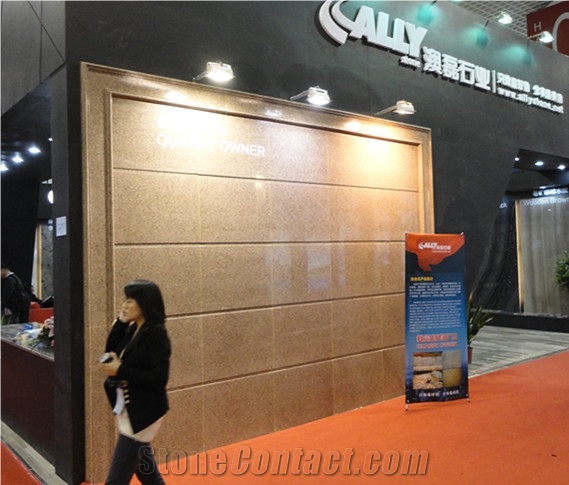 Golden Leaf, China Brown Granite Slabs & Tiles