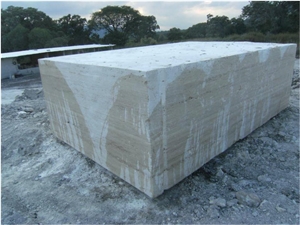Travertine Blocks Like Classic Roman, Xalapa Travertine Block