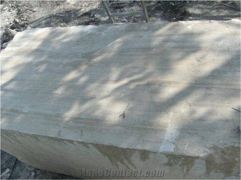 Travertine Blocks Like Classic Roman, Xalapa Travertine Block