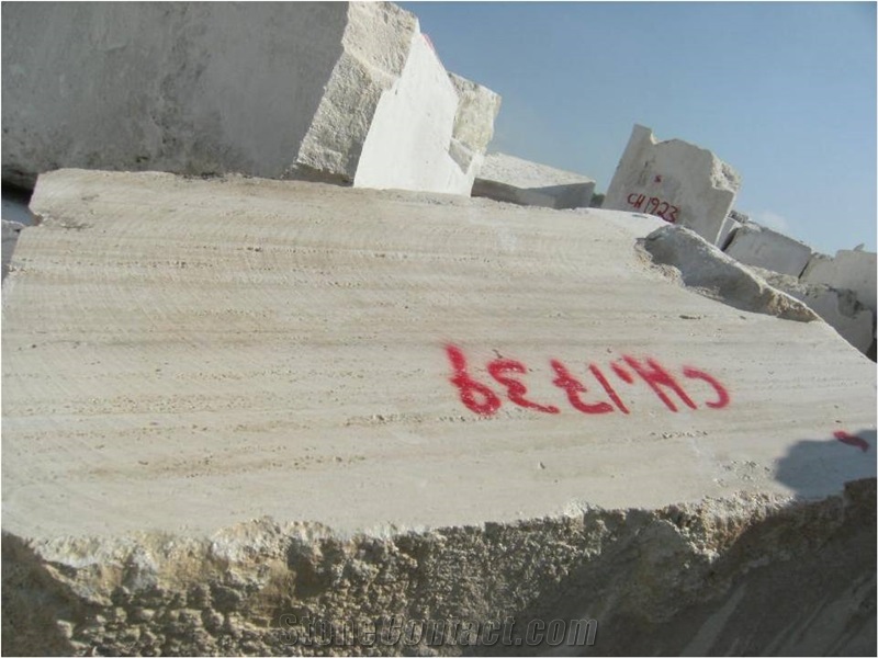 Travertine Blocks Like Classic Roman, Xalapa Travertine Block