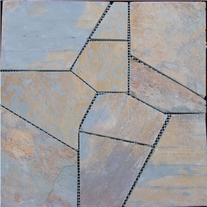 Hebei Rust Slate Irregular Flagstone