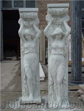 Carving Stone Gate Pillars
