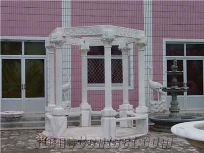 Pillars Marble Gazebo