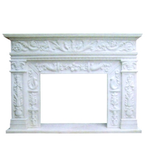 Marble Firepalce, Yellow Marble Fireplace