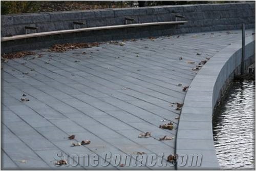 Diabase Cobble Stone, Green Granite