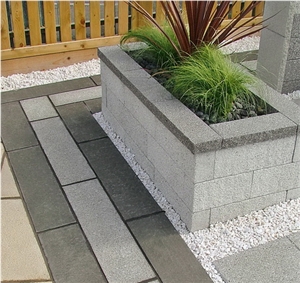 Plant Pot, G603 White Granite Pot