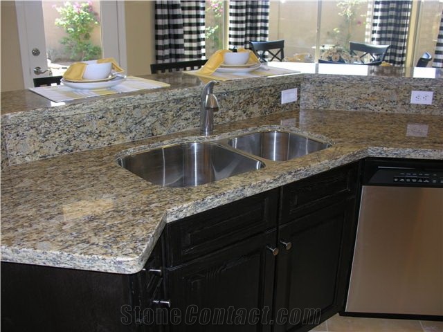 Giallo Veneziano Countertop, Giallo Veneziano Yellow Granite Countertop