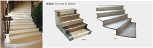 Beige Marble Stairs