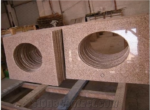 G682 Yellow Granite Vanity Tops