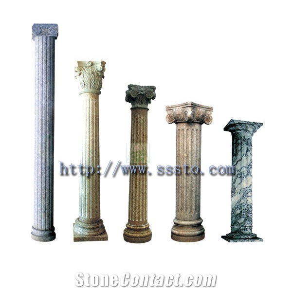 Grey Granite Column
