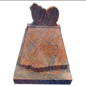 China Red Granite Tombstone