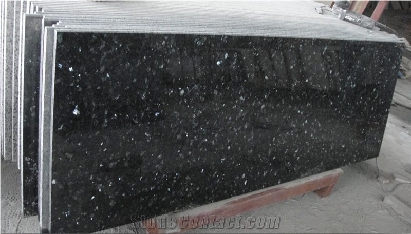 Emerald Pearl Polished Granite Countertop, Emerald Pearl Blue Granite Countertop