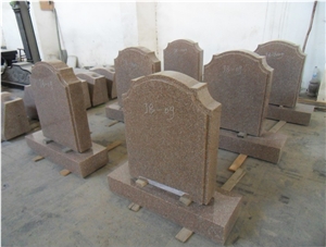 G663 Granite Tombstone,headstone, Luoyuan Cherry Red Granite Headstone G663 Granite Tombstone,headstone, Luoyuan Cherry Red Granite Headstone