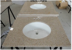 G682 Granite Vanities,Bath Top, G682 Yellow Granite Bath Top