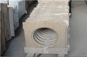 G682 Granite Vanity Top, G682 Yellow Granite Vanity Top