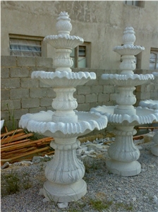 Garden Stone Fountain, G603 White Granite Fountain