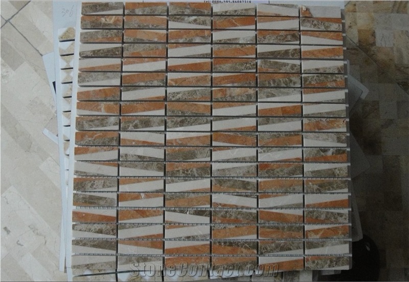 Red Marble Mosaic
