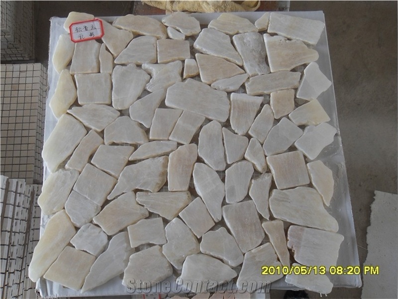 Onyx Mosaic Tile, Honey Yellow Onyx Mosaic