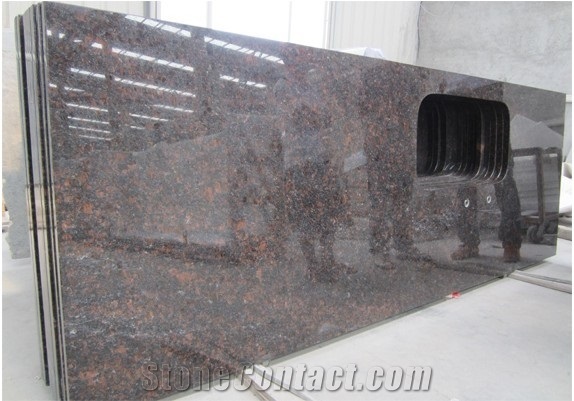 Tan Brown Polished Granite Countertop,worktop