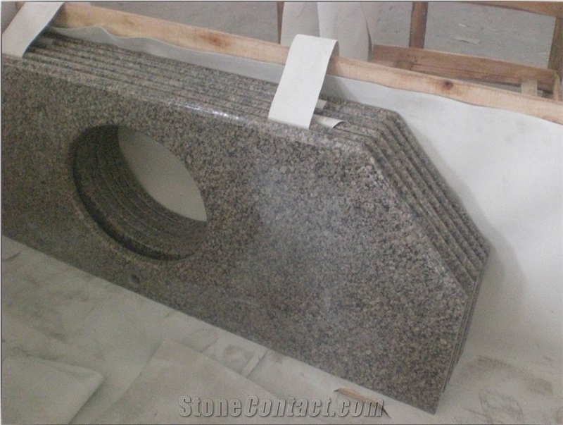 Tropical Brown Polished Granite Countertop,worktop