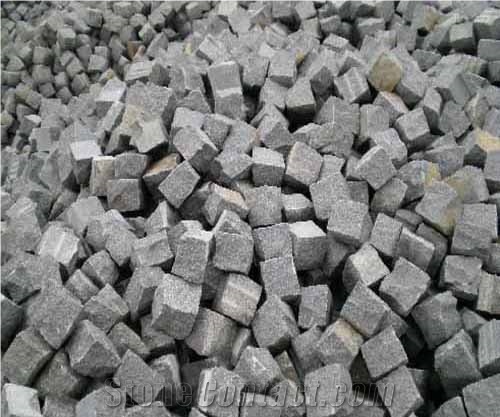Granite Cobble Paving, Grey Granite Cobbles