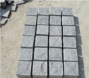 G654 Black Granite Cube Stone