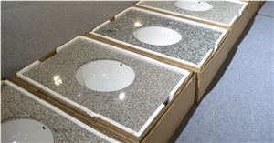 Granite Standard and Customed Vanity Tops, G682 Yellow Granite Vanity Tops