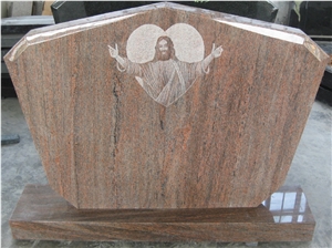 Granite Monument- Multicolor Red Granite