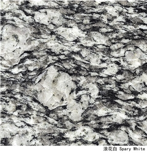 Chinese Granite Spray White, Sea Wave Flower Granite Tiles Chinese Granite Spray White, Sea Wave Flower Granite Tiles