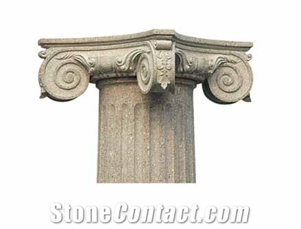 Column Series RC-002, Beige Granite Column