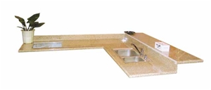Kitchen Top CT-015, Beige Granite Kitchen Top