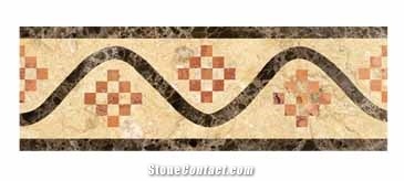 Marble Waterjet Border Line