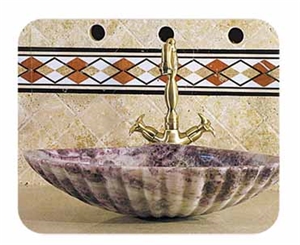 Vanity Sink VS-015, Salome Lilac Granite Sink