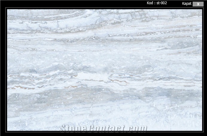 Silver Travertine - Konya Slabs