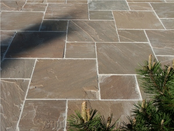 Brown Buff Sandstone Pavement