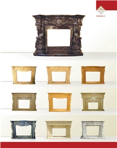 Black Marble Fireplace Mantel