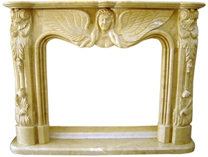 Black Marble Fireplace Mantel