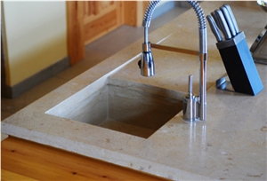 Limestone Countertop, Napolina Beige Limestone