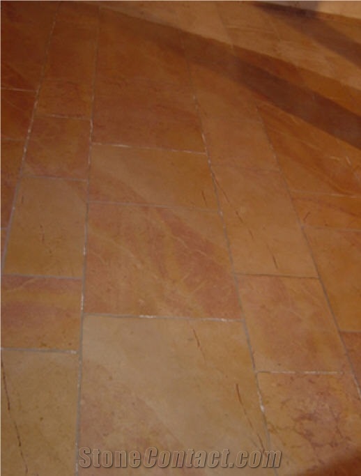 Limestone Floor Tiles, Amarelo Lirio Limestone