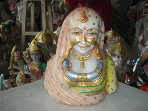 Stone Marble Inlay Artifacts, Agaria White Marble