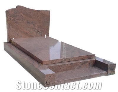 Brown Granite Monument, Tombstone