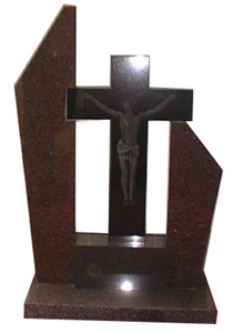 Brown Granite Monument, Tombstone