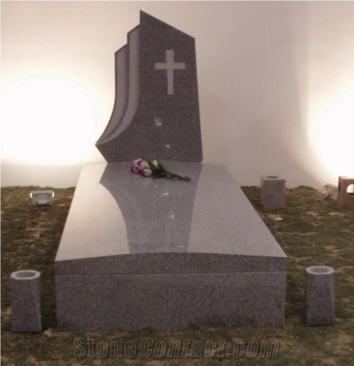 White Granite Monument, Tombstone
